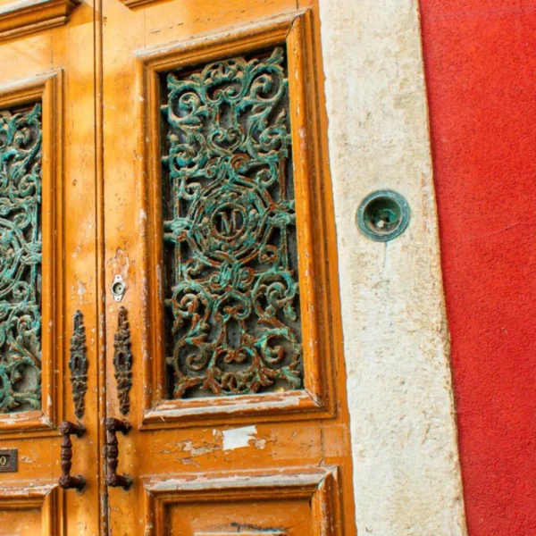 Brown Door No 14 12 x 16 print artwork.