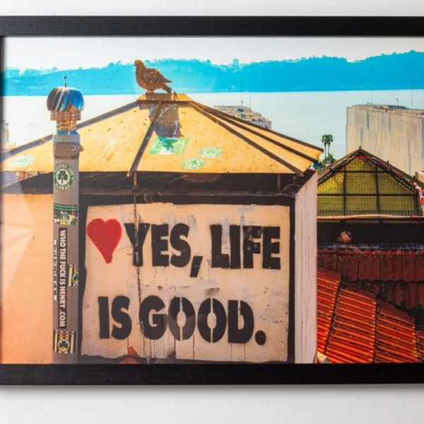 lose up of Yes, Life Is Good
