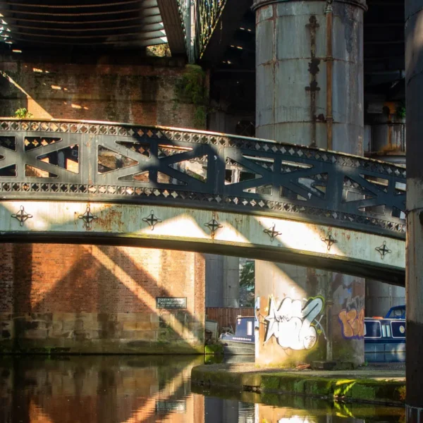 Ray Of Light Under Castlefield - close up