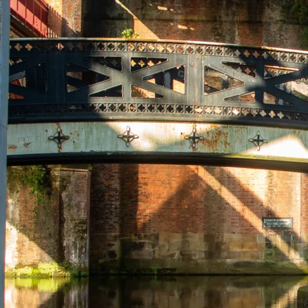 Ray Of Light Under Castlefield - close up of pint file