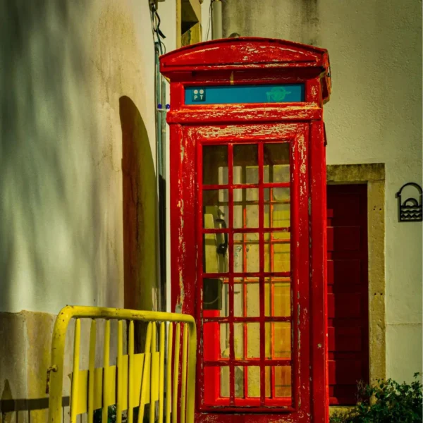 Red Phone Box - close up