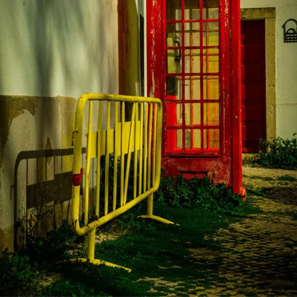 Red Phone Box - print file close up