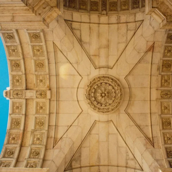 Rua Augusta Arch - print file close up.