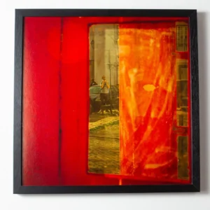 Through The Yellow Window framed print.