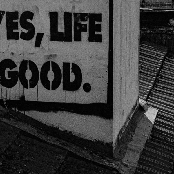 Yes Life Is Good 6x6 - Image 3